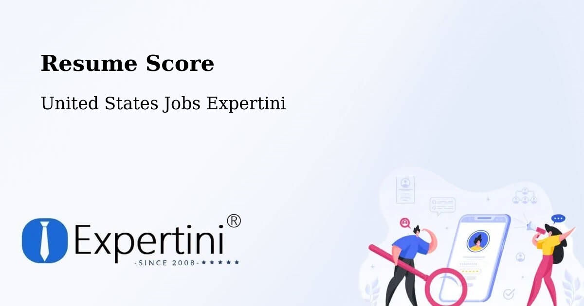 Resume Score & Job Description Match Tool – Kittitas - United States Jobs Expertini