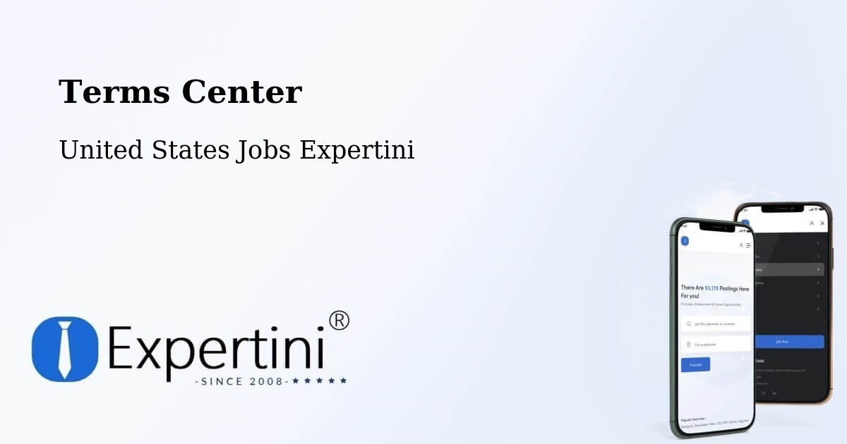 Terms of Service – Kittitas - United States Jobs Expertini